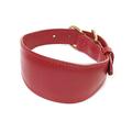 Da Vinci Anna Lederhalsband Windhund Halsband, 45 cm, rot