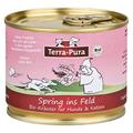 Terra Pura Bio-Hunde- und Katzenergänzungsfutter Spring ins Feld, 6er Pack (6 x 80 g)