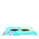 Kess eigene Ingrid beddoes Aqua Swirl Blau Farbe Tisch-Sets für Hunde und Katzen Futternapf Pet Bowl Matte, 24 von 15 Zoll