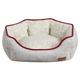 Croci C2178337 Hundebett Oval, Cozy beige