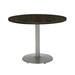 KFI Studios Urban Loft Round Solid Wood Breakroom Table Wood/Metal in Gray/Brown | 29 H x 42 W x 42 D in | Wayfair T42RD-B1922SL-LFT-BN