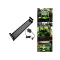 Trade Shop - Lampada 36w Plafoniera Allungabile Estendibile 72 Led Per Acquario 80-100cm