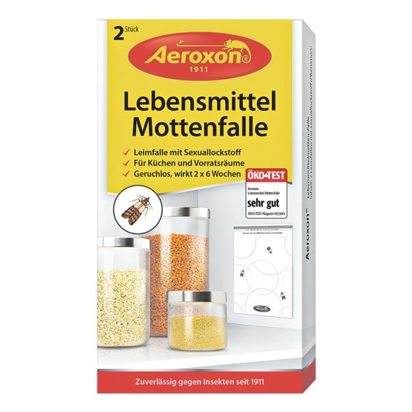 Aeroxon Klebefalle für Lebensmittelmotten