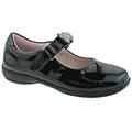 Lelli Kelly Kids LK8304 F Mandy Bow Changeable Strap Shoes in Black Patent, 7 UK Child