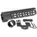 Midwest Industries Ar-15 Combat Handguards Free Float M-Lok - Combat Handguard M-Lok Aluminum 9.25"