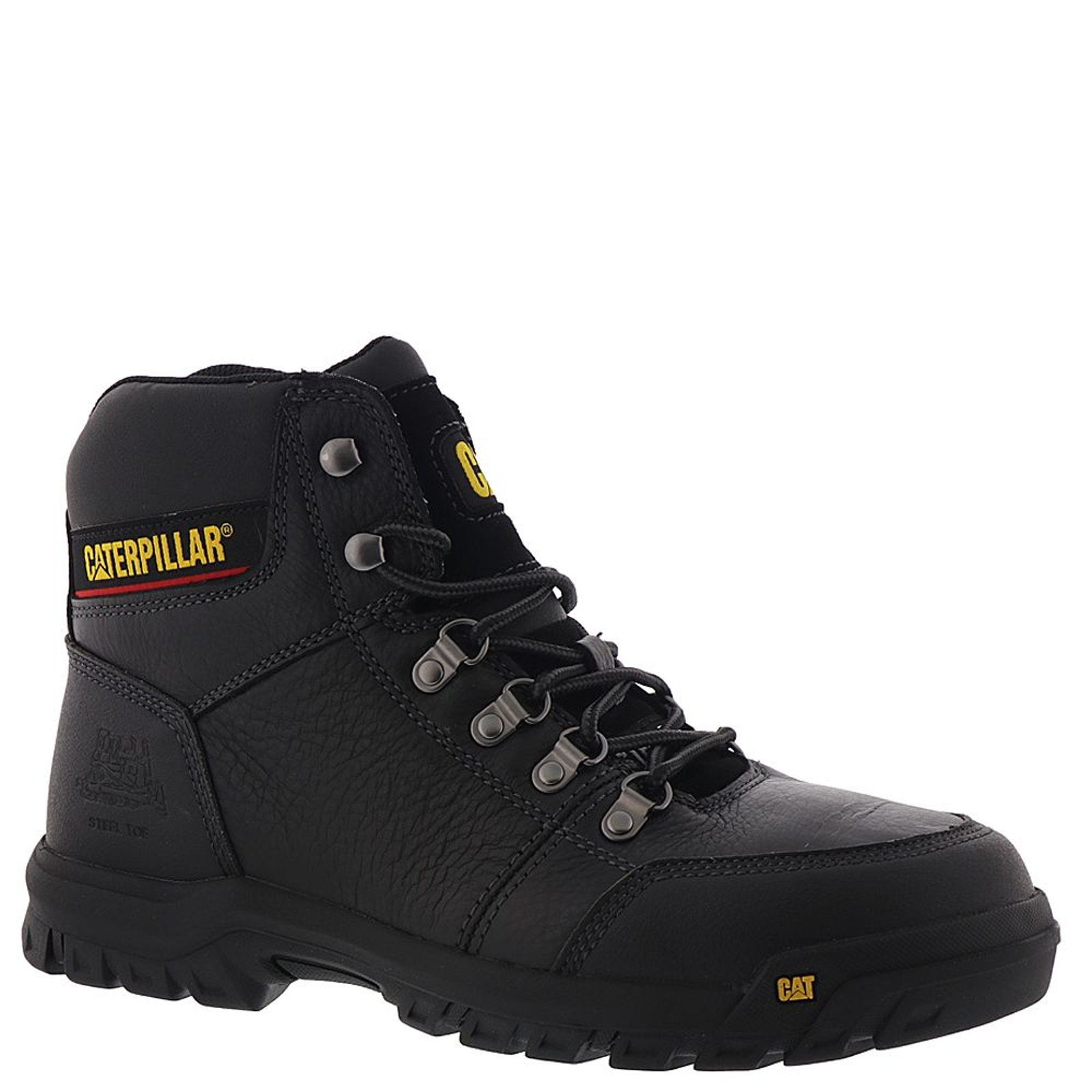 Caterpillar Outline ST - Mens 10 Black Boot W