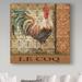 Trademark Fine Art 'Vintage Le Coq 3' Vintage Advertisement on Wrapped Canvas in Blue | 14 H x 14 W x 2 D in | Wayfair ALI37398-C1414GG