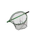 Snowbee Fly Game Fishing Net, Green - Lightweight Aluminium Fly Fishing Net, Simple 'Flick And Twist' Folding Landing Net, Perfect For Trout & Pike Fishing, One Size