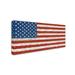 August Grove® 'Old Glory on Wood 1' Graphic Art Print on Wrapped Canvas in Blue/Red/White | 12 H x 24 W x 2 D in | Wayfair