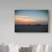 Trademark Fine Art 'Night Incoming' Photographic Print on Wrapped Canvas Metal in Blue/Orange | 22 H x 32 W x 2 D in | Wayfair ALI35209-C2232GG