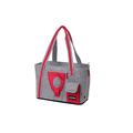 Nobby 68285 Tasche Vancouver Felt, grau/rot, 40 x 18 x 26 cm