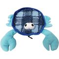 Scoochie Pet Products Claw Crab Plüsch-Hundespielzeug, 26,6 cm, Blau