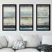 Ebern Designs 'Stratis II' Acrylic Painting Print Multi-Piece Image Plastic/Acrylic in Gray/Yellow | 25.5 H x 40.5 W x 1 D in | Wayfair