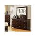 Latitude Run® Crissyfield 6 Drawer Double Dresser Wood in Brown | 34 H x 58 W x 17 D in | Wayfair 962DB89871D745F7BD4D97094D5FDFB5