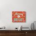East Urban Home Merry & Bright by Mary Urban - Textual Art Print on Canvas in Green/Red | 22 H x 28 W x 1.5 D in | Wayfair