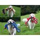 Hundespielzeug Seil, Spielzeug Eidechse Spielzeug Tugger Tug & Chase Seil klein: 40 cm/Rand, groß: 70 cm/fädig Hand Made Soft geflochten Flexible Fleece Hundespielzeug in verschiedene Farben und Größen ideal für Training oder für Puppy Play, Hohe...