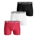 Bjorn Borg Men's Shorts Noos Solids 3P Boxer, Red (True Red), Small (Pack of 3)