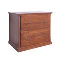 Loon Peak® Behrens 2-Drawer Lateral File Cabinet, Wood in Brown | 30 H x 35 W x 24 D in | Wayfair 245CFEC5C635462F88580128D4FB322C