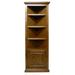 Loon Peak® Baucom 72" H x 27" W Corner Bookcase Wood in Brown | 72 H x 27 W x 17 D in | Wayfair ED3B85B2613E4F599B3C01F52AE1A1FC