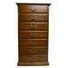 Loon Peak® Laird 7 Drawer Lingerie Chest Wood in Brown | 48 H x 26 W x 18 D in | Wayfair F635FD94770446CDB7B4C9E45DB75F01