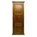 Loon Peak® Leal 72" H x 27" W Solid Wood Corner Bookcase Wood in Brown | 72 H x 27 W x 17 D in | Wayfair 428DE5673B664C24AF6BEB55CB2591D1
