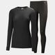 Helly Hansen Completo Base Layer Leggero Hh Comfort Donna Nero S