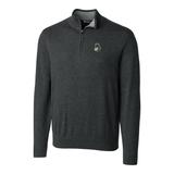 Men's Cutter & Buck Heathered Gray Michigan State Spartans Big Tall College Vault Lakemont Tri-Blend Half-Zip Pullover Jacket