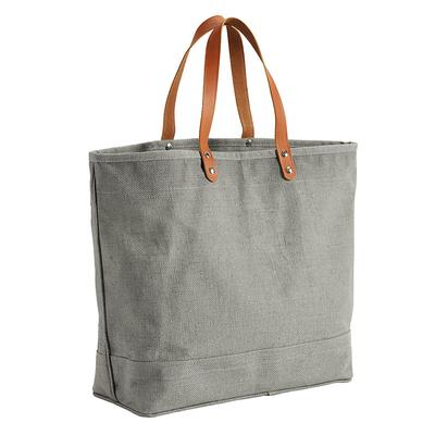 Jute Tote - Gray, Large - Ballard Designs