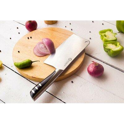 Luxdecorcollection 7" Meat Cleaver Multi-Purpose Home Kitchen Chef Butcher Knife Stainless Steel/Metal in Gray | Wayfair CHOPR-7INCH