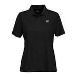 Women's Black Marshall Thundering Herd Vansport Omega Plus Size Tech Polo