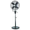 G4RCE® Pedestal Fan Floor Standing Air Fan 16" Oscillating with Remote Control + 7 Hours Timer Remote 3 Modes Speed Refresher Room for Home Office Etc (Gun Metal)