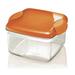 Guzzini Latina Acrylic Medium Airtight 51 Oz. Food Storage Container Plastic in Orange | 4 H x 7 W x 6.25 D in | Wayfair GU-0207.10-45