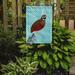 Caroline's Treasures Chinese Painted or King Quail Check 2-Sided Polyester 15 x 11 in. Garden Flag in Blue | 15 H x 11 W in | Wayfair BB8130GF