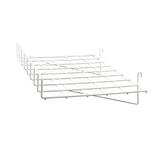 Econoco 3" H x 24" W Straight Wire Shelf w/ Front Lip for Grid Panel | 3 H x 24 W x 15 D in | Wayfair WTES/93