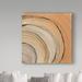Wrought Studio™ 'Gilded Rings' Acrylic Painting Print on Wrapped Canvas Canvas | 24 H x 24 W x 2 D in | Wayfair 6ED5586E028A42DBA5FAFF25E4B35A5D