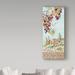 Fleur De Lis Living 'Tuscan Breeze IV' - Wrapped Canvas Acrylic Painting Print Canvas in White | 47 H x 20 W x 2 D in | Wayfair