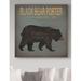 Millwood Pines Black Bear Porter by Ryan Fowler - Graphic Art Print on Canvas in Black/Brown/Gray | 14 H x 14 W x 2 D in | Wayfair