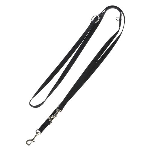 Hunter Hundeleine 200cm + Halsband Ecco Sport schwarz, Größe XS