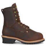 Carolina Elm 8" Insulated Steel Toe Logger - Mens 10.5 Brown Boot D