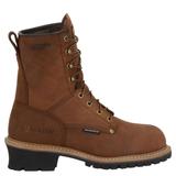 Carolina Elm 8" Insulated Steel Toe Logger - Mens 9 Brown Boot E2