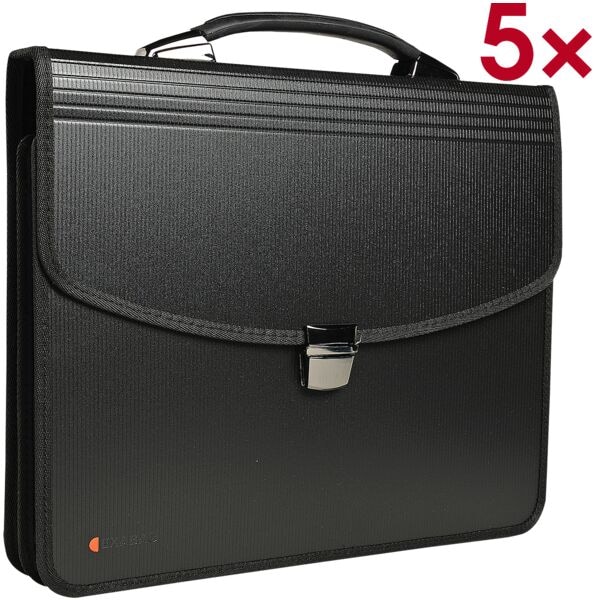 EXACOMPTA 5x Aktentasche »Exactive Exabag« schwarz, 36x30.5x5 cm Image