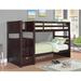 Harriet Bee Ventura Twin Over Twin Bunk Bed Wood in Brown | 61 H x 41.75 W x 100.5 D in | Wayfair 0F1EF25803DE4A97B65BB8A6F78C503E