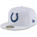 Men's New Era White Indianapolis Colts Omaha 59FIFTY Fitted Hat