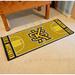 FANMATS Kennesaw State University 72 in. x 29.5 in. Non-Slip Indoor Only Door Mat Synthetics in Black/Orange/Yellow | Wayfair 18662