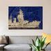 East Urban Home Blueprint Submarine I by PI Studio - Gallery-Wrapped Canvas Giclée Print Canvas, Cotton | 8 H x 12 W x 0.75 D in | Wayfair