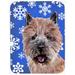 The Holiday Aisle® The Holiday Aisle Ashlynn Norwich Terrier Glass Cutting Board Glass | 0.15 H x 11.25 W in | Wayfair