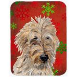 The Holiday Aisle® The Holiday Aisle Ashlynn Golden Doodle 2 Glass Cutting Board Glass | 0.15 H x 11.25 W in | Wayfair