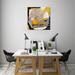 Ebern Designs 'Soleil Intã©Rieur' Acrylic Painting Print on Wrapped Canvas in Black | 12 H x 12 W x 1.5 D in | Wayfair