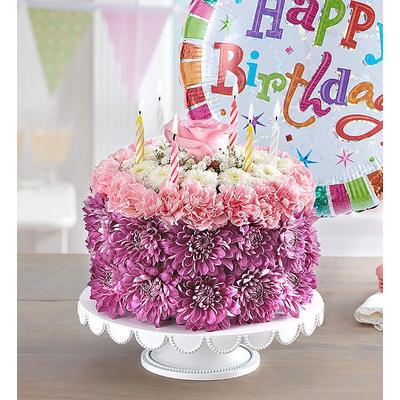1-800-Flowers Birthday Delivery Cake It Away Large W/ Balloon | Happiness Delivered To Their Door