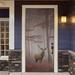 Loon Peak® Deer in The Woods Nature Garage Front Door Mural Plastic in Gray/Red | 80 H x 36 W x 1 D in | Wayfair BCCF3FDE3C73428C81D0F5EC73B16071